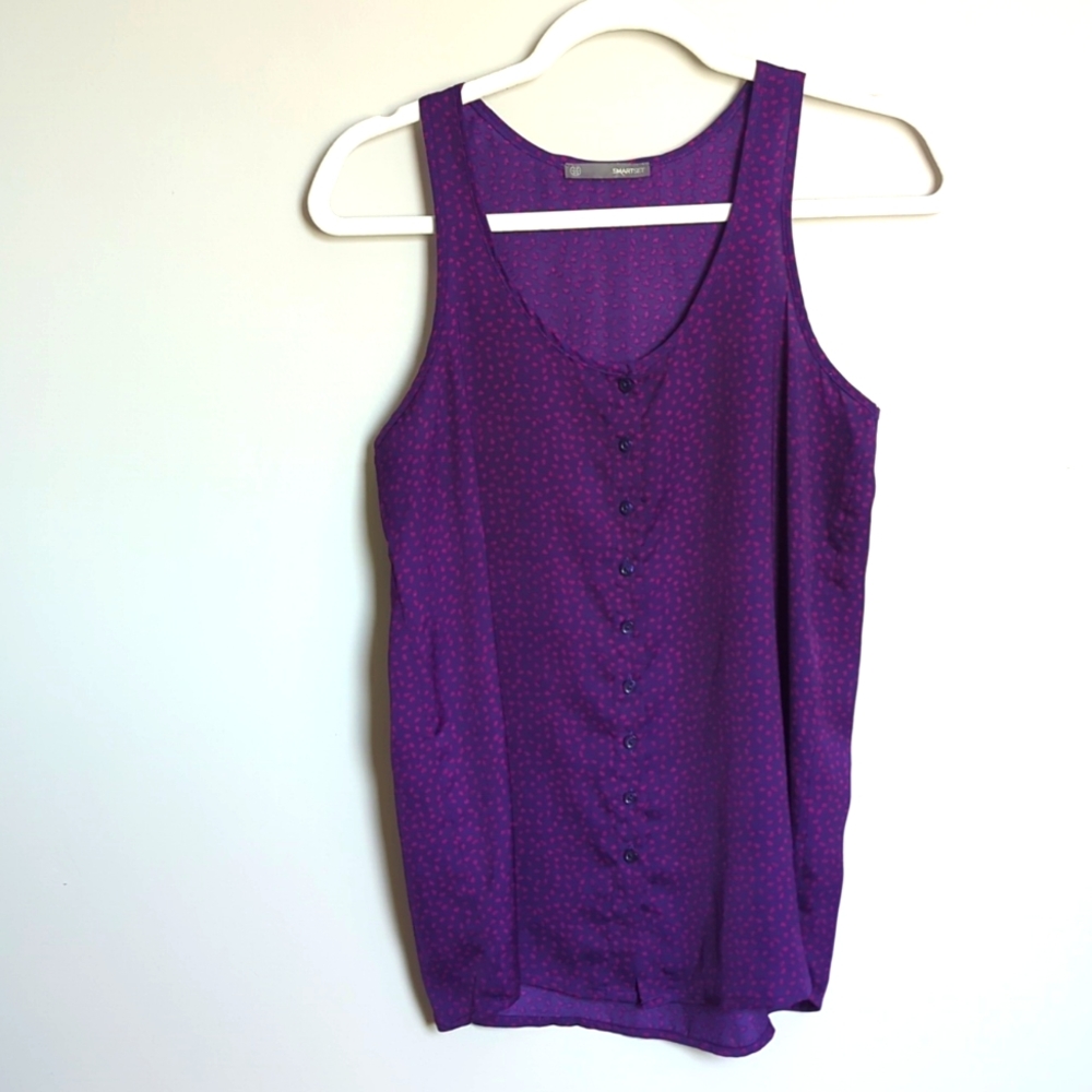 Purple Smart Set tank top XS